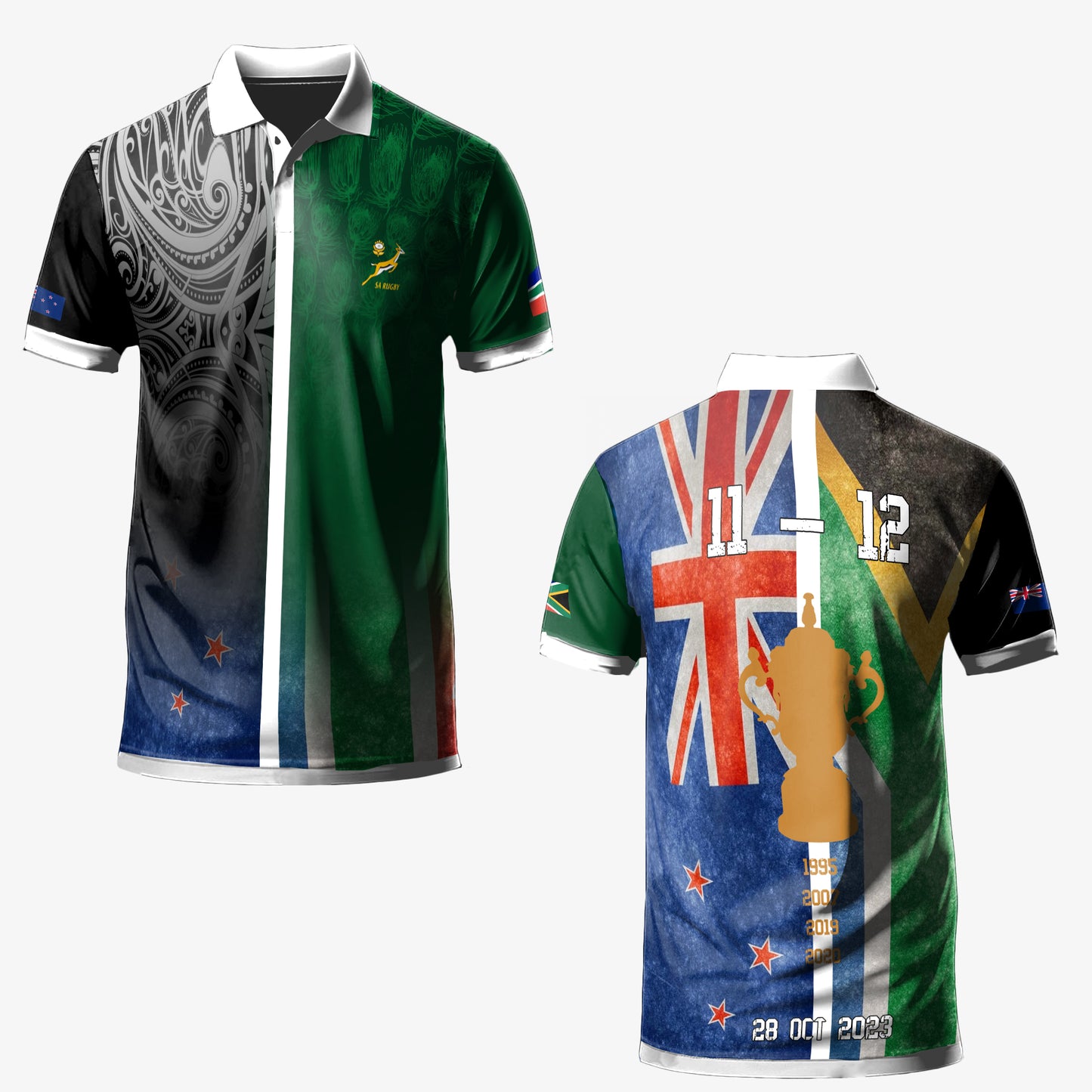 World Cup Rugby Flags Golf Shirt